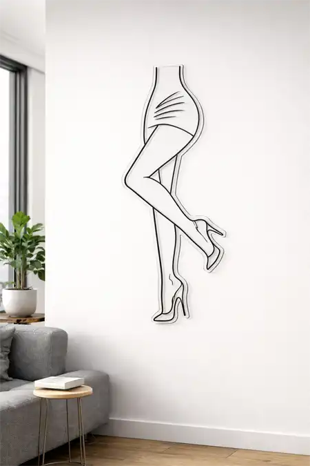 Deco murale acrylique - Jambes- Acryl-in